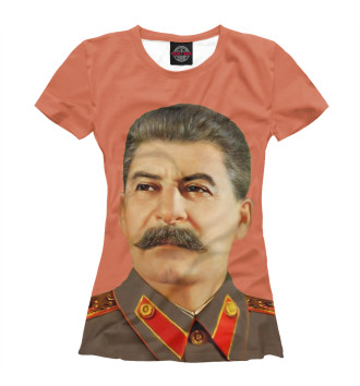Женская Футболка Сталин