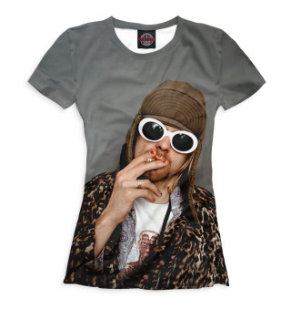 Женская футболка Kurt Cobain