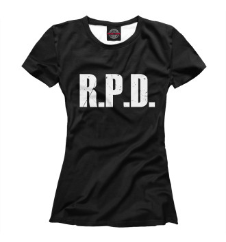 Футболка для девочек Resident Evil R.P.D.