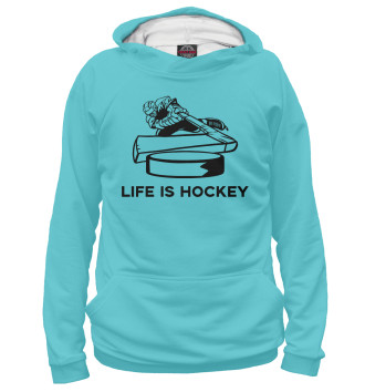 Женское Худи Life is Hockey