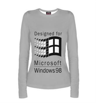 Женский Лонгслив Microsoft Wiindows 98