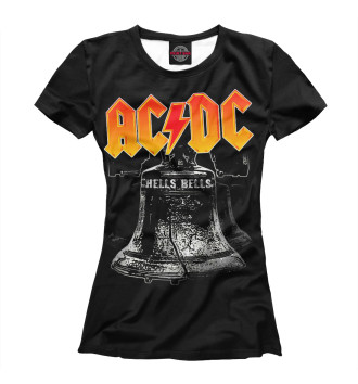 Женская Футболка AC/DC Hells Bells