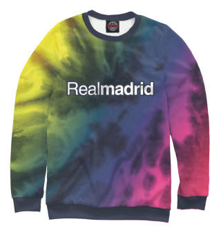 Мужской свитшот Реал Мадрид - Tie-Dye