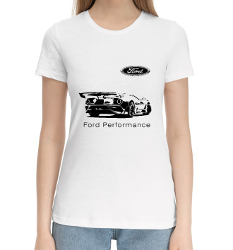 Женская Хлопковая футболка Ford Performance