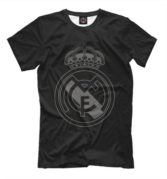 Мужская Футболка FC Real Black Logo