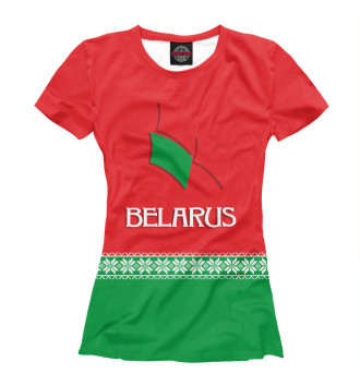 Женская Футболка Беларусь