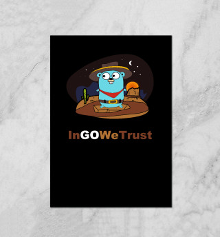 Плакат In Go We Trust