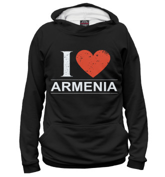 Женское Худи I Love Armenia