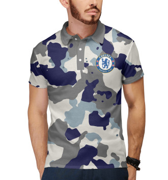 Мужское Поло FC Chelsea Camouflage