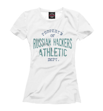 Футболка для девочек Russian Hackers Athletic Dept