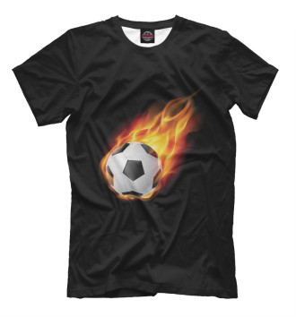 Футболка для мальчиков Огненный мяч
