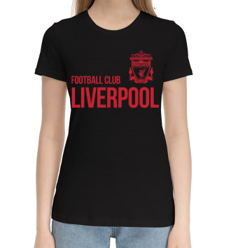 Женская Хлопковая футболка Liverpool