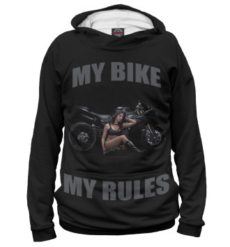 Мужское Худи My bike - my rules