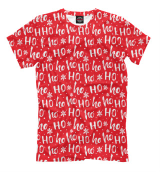 Мужская футболка Ho Ho Ho Santa Claus
