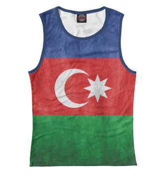 Женская Майка Флаг Азербайджана