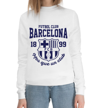 Женский Хлопковый свитшот Барселона