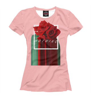Женская футболка Glitch rose