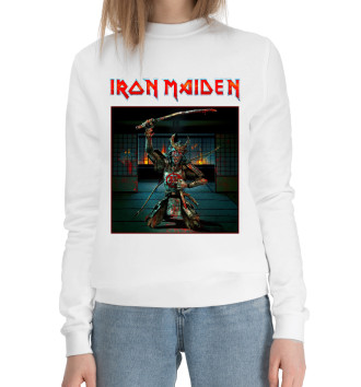 Женский Хлопковый свитшот Iron Maiden