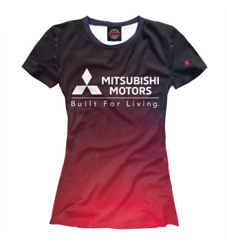 Женская Футболка Mitsubishi / Митсубиси