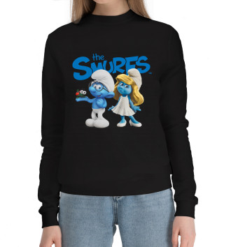Женский Хлопковый свитшот The Smurfs