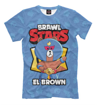 Мужская Футболка Brawl stars El Brown