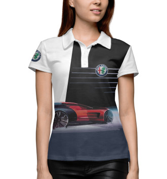 Женское Поло Alfa Romeo sketch