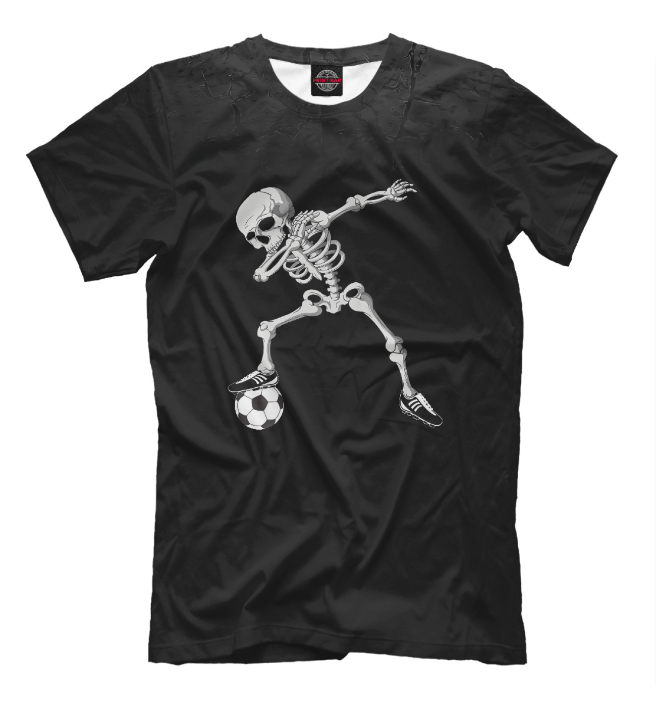 Мужская Футболка Dabbing Skeleton Soccer, артикул: FTO-979165-fut-2