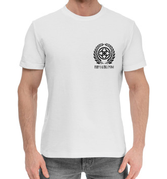 Мужская Хлопковая футболка Славянский символ Свадебник