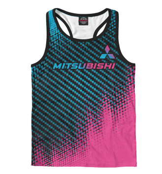 Мужская Борцовка Mitsubishi Neon Gradient цветные полосы