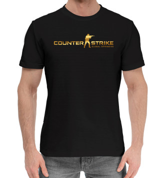 Мужская Хлопковая футболка Counter-Strike