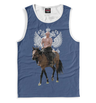 Майка для мальчиков Путин на лошади