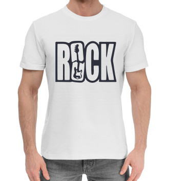 Мужская Хлопковая футболка Rock