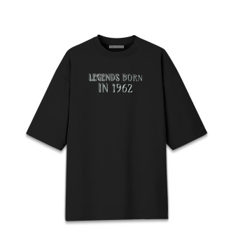 Женская Хлопковая футболка оверсайз 1962