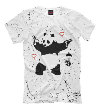 Мужская Футболка Banksy Бэнкси панда