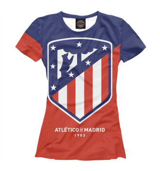 Женская Футболка Atletico Madrid New Emblem