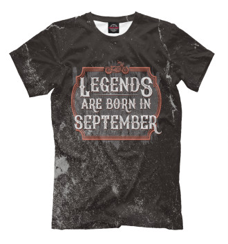 Футболка для мальчиков Legends Are Born In September