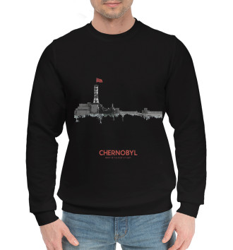 Мужской Хлопковый свитшот СССР Чернобыль. Цена лжи