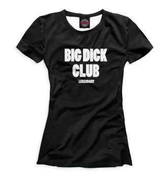 Женская Футболка Bic Dick Club