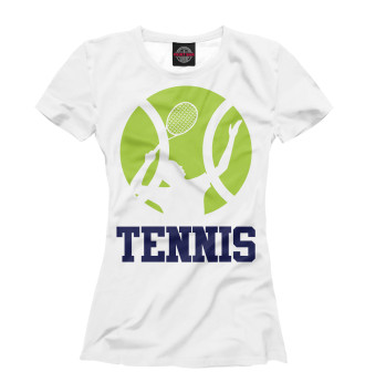 Женская Футболка Теннис