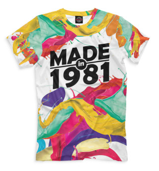 Мужская футболка Made in 1981