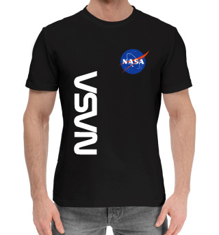 Мужская хлопковая футболка NASA