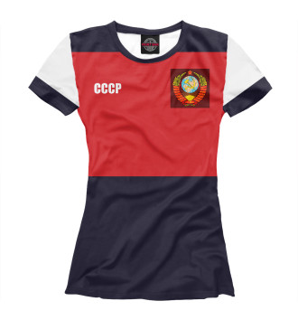 Женская Футболка Олимпийка СССР
