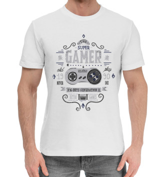 Мужская Хлопковая футболка Gamer