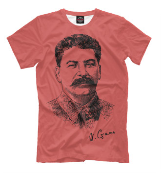 Мужская Футболка Товарищ Сталин