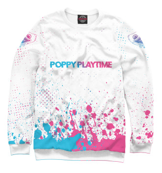 Женский Свитшот Poppy Playtime Neon Gradient (splash)