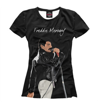 Женская Футболка Freddie Mercury Queen