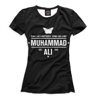 Женская Футболка Мухаммед Али