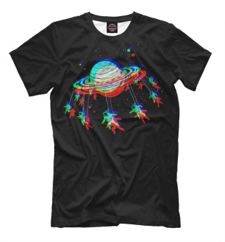 Мужская футболка Psychedelic Space