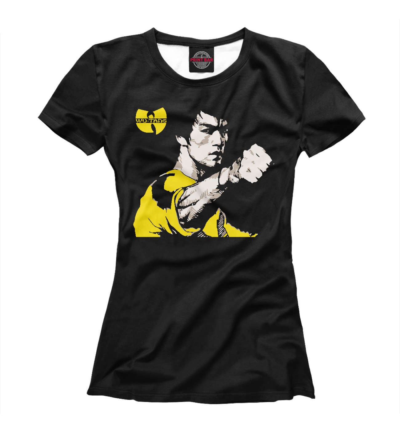 Женская Футболка Wu-Tang - Bruce Lee, артикул: WTK-742631-fut-1