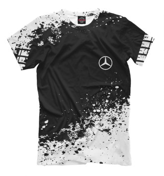 Мужская Футболка Mercedes-Benz abstract sport uniform